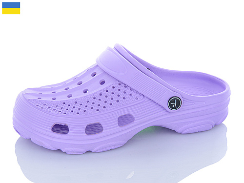 Кроксы M&L Alex13 ML203 св.бузковий в магазине Фонтан Обуви