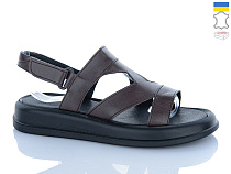 Босоножки Sali 2126 коричневий к чор-п. в магазине Фонтан Обуви