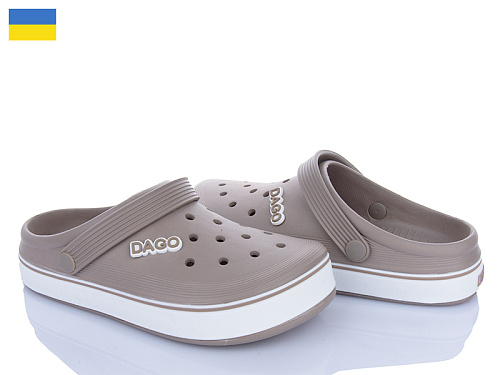 Кроксы Roks Dago 419 бежевий в магазине Фонтан Обуви