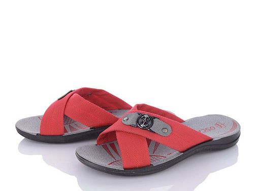 Шлепанцы Oskar Ш1011 red в магазине Фонтан Обуви