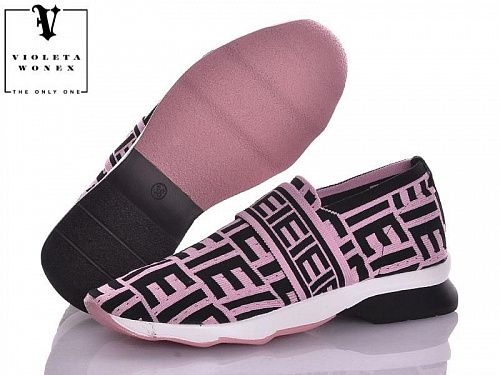 Кроссовки Violeta 135-5 pink-black в магазине Фонтан Обуви
