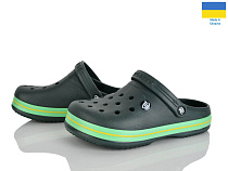 Кроксы Rai Shoes E224 хакі в магазине Фонтан Обуви