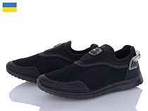 Кроссовки Львов База Dago 2501 сітка чорний в магазине Фонтан Обуви