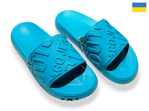 Шлепанцы Rai Shoes 249 аква в магазине Фонтан Обуви