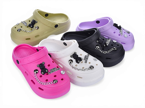 Кроксы Sanlin2 175-5A mix в магазине Фонтан Обуви