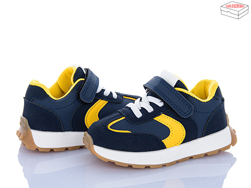 Кроссовки Apawwa LA627-1 blue-yellow в магазине Фонтан Обуви