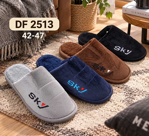 Тапочки Slipers DF2513 mix в магазине Фонтан Обуви