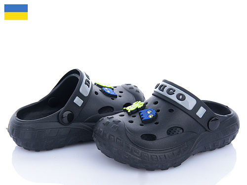 Кроксы Roks Dago 333 чорний в магазине Фонтан Обуви