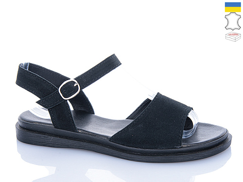 Босоножки Sali 508 чорний з чор-п. в магазине Фонтан Обуви