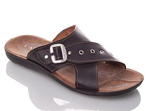 Шлепанцы Gurkem MKD3897 black в магазине Фонтан Обуви