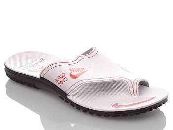 Шлепанцы Demur MEN white-bordo P в магазине Фонтан Обуви