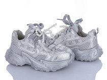 Кроссовки Clibee AD175126-1 silver в магазине Фонтан Обуви