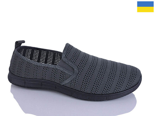 Слипоны Demur 6929 сірий в магазине Фонтан Обуви