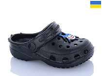 Кроксы Sanlin2 H1 чорний джибітси в асортіменті в магазине Фонтан Обуви