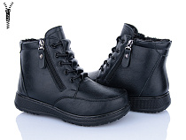 Ботинки Baolikang 60922 black в магазине Фонтан Обуви