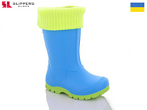 Сапоги Slipers Ассоль СД2-2 блакитний в магазине Фонтан Обуви