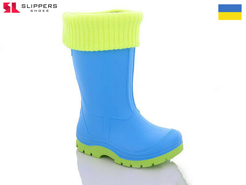 Сапоги Slipers Ассоль СД2-2 блакитний в магазине Фонтан Обуви