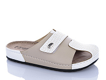 Шлепанцы Sali One 10-17 біл-бежевий в магазине Фонтан Обуви