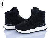 Ботинки Baolikang 8712 black в магазине Фонтан Обуви