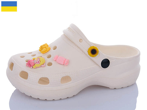 Кроксы Luckline 5139-387 Джибітси асорті в магазине Фонтан Обуви