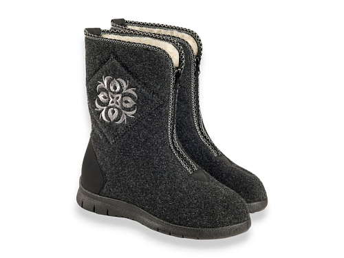 Ботинки Rai Shoes DL3201 сірий в магазине Фонтан Обуви