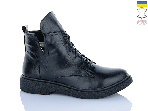 Ботинки Sali 13 чорний к чор-п.зима в магазине Фонтан Обуви