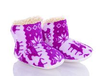 Тапочки Soylu SS004 олень фіолетовий в магазине Фонтан Обуви