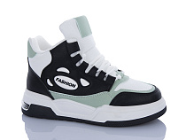 Кроссовки Dino Albat 177-35 white-black-green в магазине Фонтан Обуви