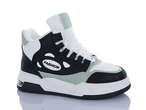 Кроссовки Dino Albat 177-35 white-black-green в магазине Фонтан Обуви
