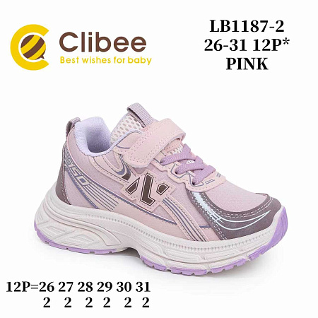Кроссовки Clibee Apa-LB1187-2 pink в магазине Фонтан Обуви