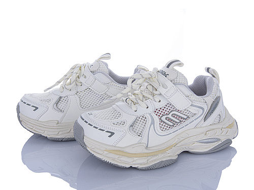 Кроссовки Clibee A221930 beige-white в магазине Фонтан Обуви