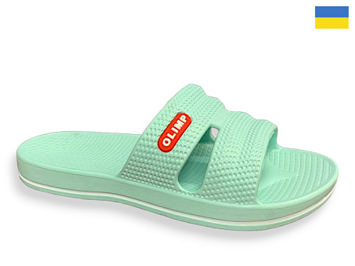 Шлепанцы Rai Shoes L105 св.бірюзовий в магазине Фонтан Обуви