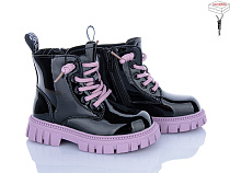 Ботинки Clibee-Shosho NQ421 black-purple в магазине Фонтан Обуви