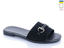 Шлепанцы Garti 06 чорний замш в магазине Фонтан Обуви