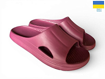 Шлепанцы Rai Shoes 510-08 бордо в магазине Фонтан Обуви