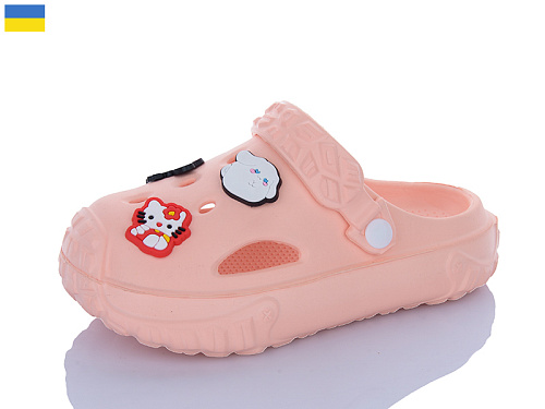 Кроксы M&L Alex13 ML3001 персиковий в магазине Фонтан Обуви