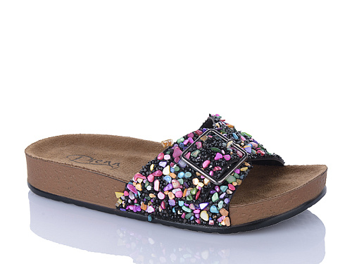 Шлепанцы Stt 47 чорний (37-41) в магазине Фонтан Обуви