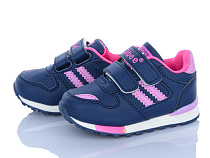 Кроссовки Apawwa F627 d.blue-peach в магазине Фонтан Обуви