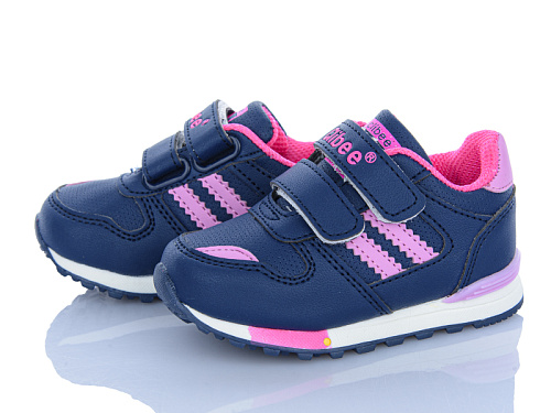 Кроссовки Apawwa F627 d.blue-peach в магазине Фонтан Обуви