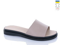 Шлепанцы Garti 12 бежевий шк. в магазине Фонтан Обуви