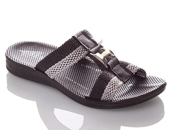 Шлепанцы Gurkem K26-H black-grey (24-30) в магазине Фонтан Обуви