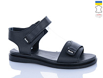 Босоножки Garti 001 чорний шк. в магазине Фонтан Обуви