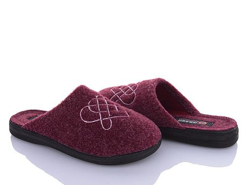 Тапочки Soylu G024 бордовий в магазине Фонтан Обуви