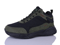 Кроссовки Demur 3113 чорний-хакі в магазине Фонтан Обуви