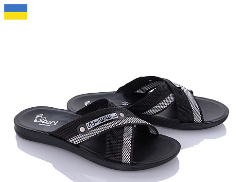 Шлепанцы Gurkem TRK 007 black-grey new в магазине Фонтан Обуви