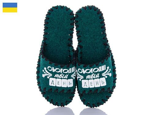 Тапочки Active 353M зелений в магазине Фонтан Обуви
