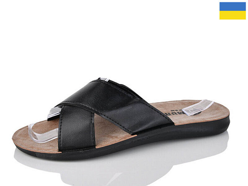 Шлепанцы Gurkem MK2026-2402 чорний в магазине Фонтан Обуви