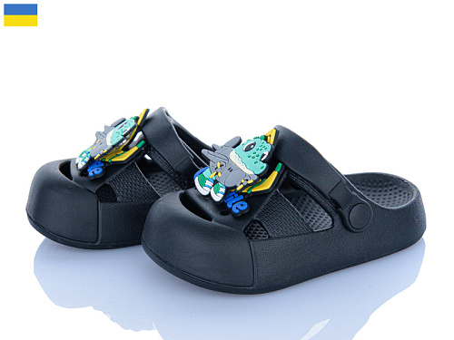 Кроксы Golden Lion 336 чорний в магазине Фонтан Обуви