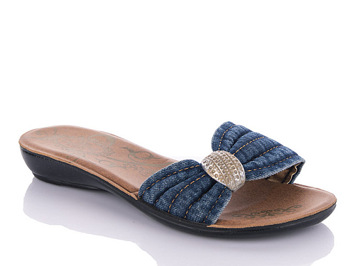 Шлепанцы Gurkem WD302 blue в магазине Фонтан Обуви