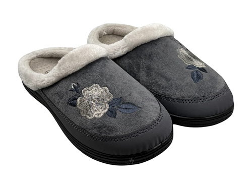 Тапочки Rai Shoes T01 сірий в магазине Фонтан Обуви